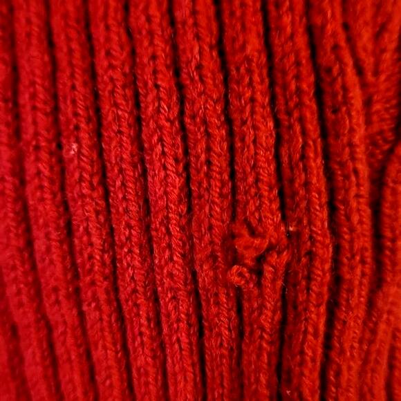 Hierloom's by Polly Flinders Girl's Red Sweater Dress Size L - Picture 6 of 7